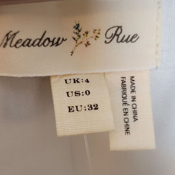 Anthropologie Meadow Rue Beach treasures Pebble Dress 0 NWOT - Picture 2 of 4